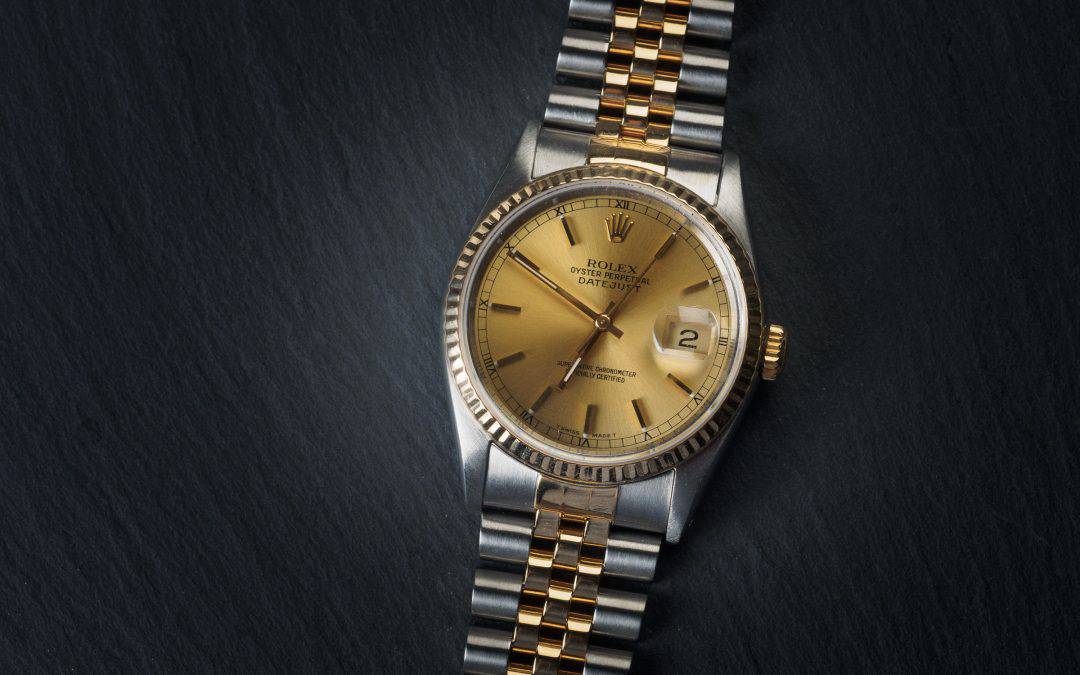 Rolex Date Just in oro e acciaio Ref. 16233