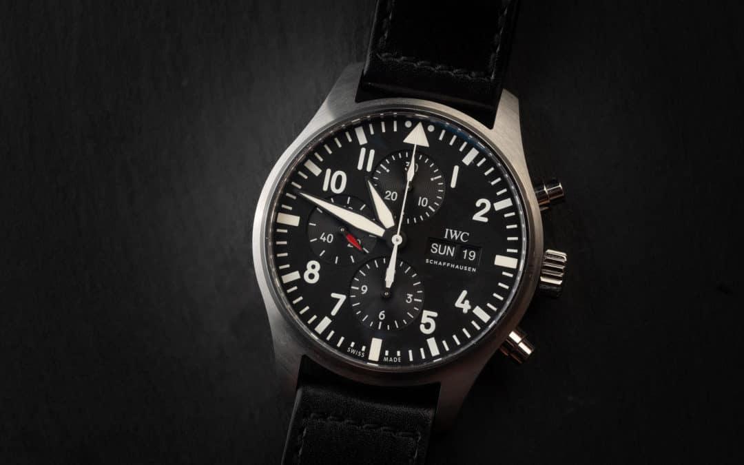 IWC Pilot Chronograph in acciaio Ref. IW 377709