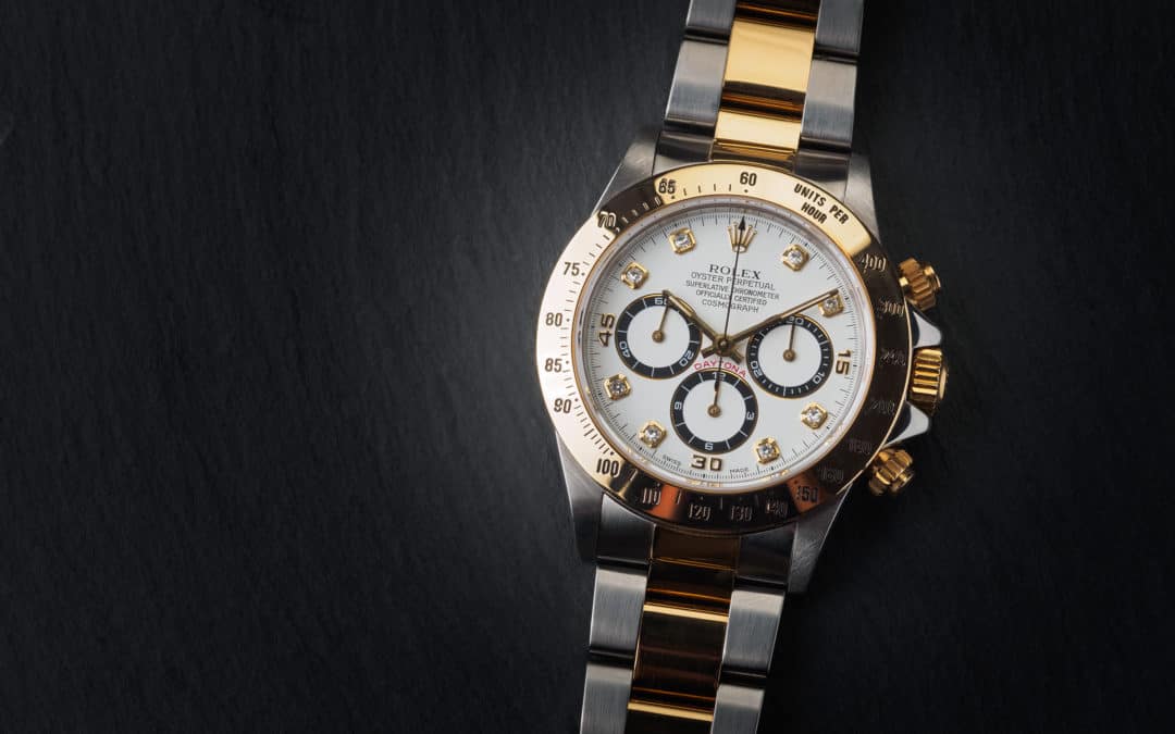 Rolex Daytona in oro e acciaio con diamanti Ref. 16523