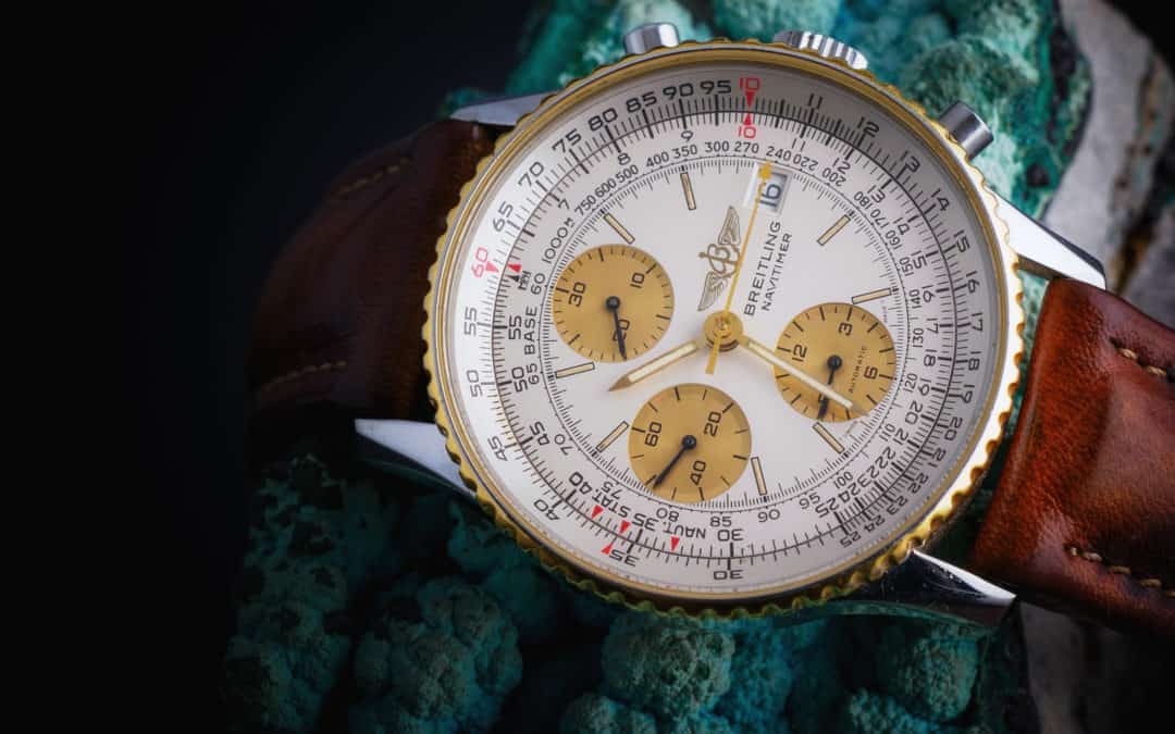 Breitling Navitimer in oro e acciaio Ref. 81611