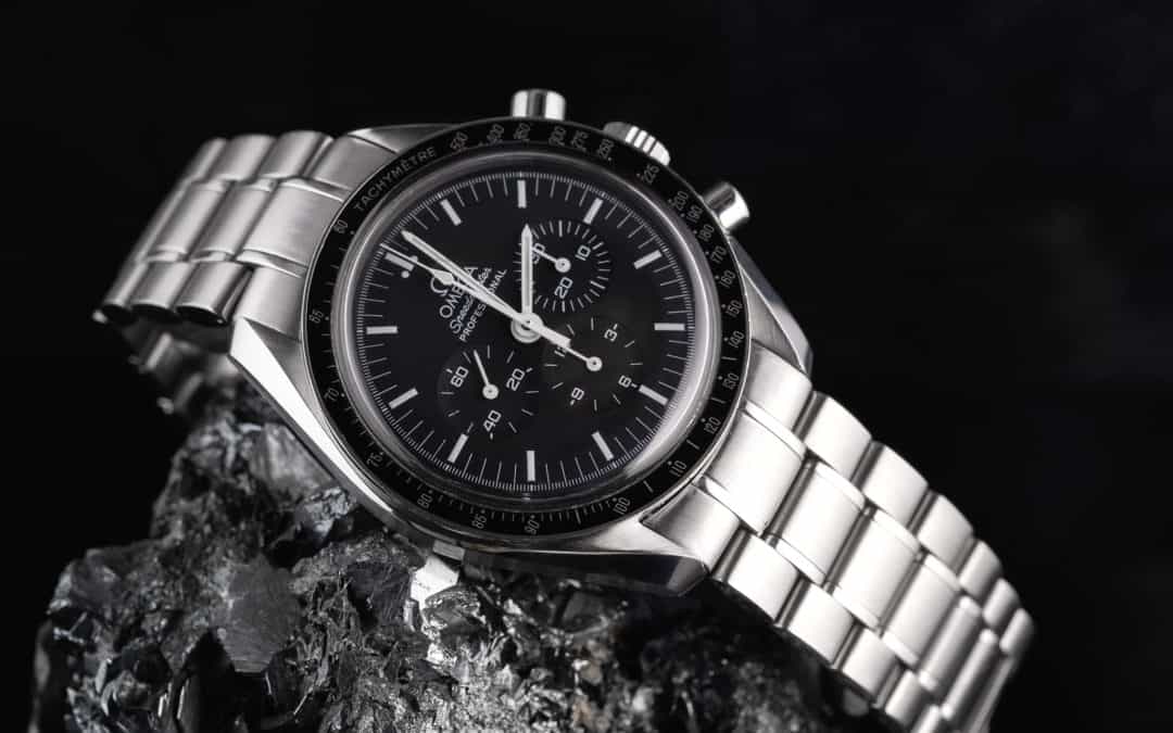 Omega Speedmaster Moonwatch in acciaio Ref. 35725000