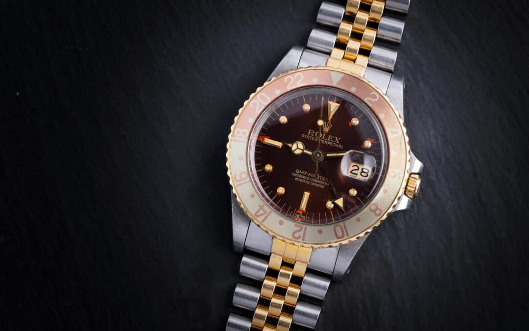 Rolex GMT Master “Tigereye” in oro e acciaio Ref. 16753