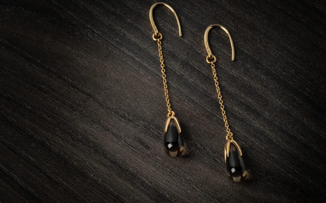 Orecchini in oro con quarzi firmato “Pomellato” Veleno