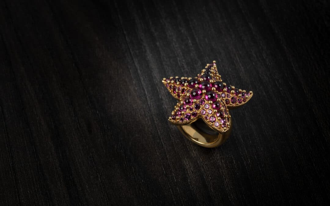 Anello in oro rosa firmato Pomellato “Sirene”