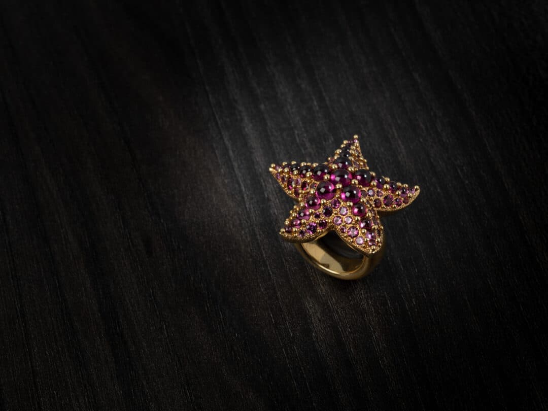 Anello in oro rosa firmato Pomellato “Sirene”