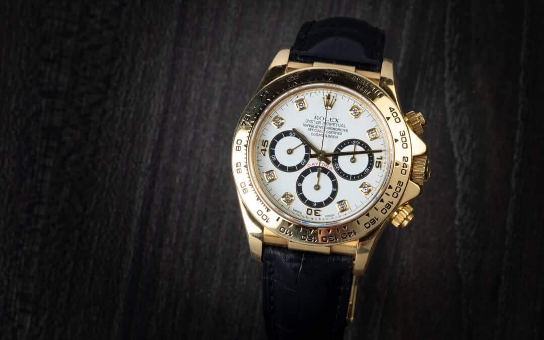 Rolex Daytona in oro giallo e pelle Ref. 16518