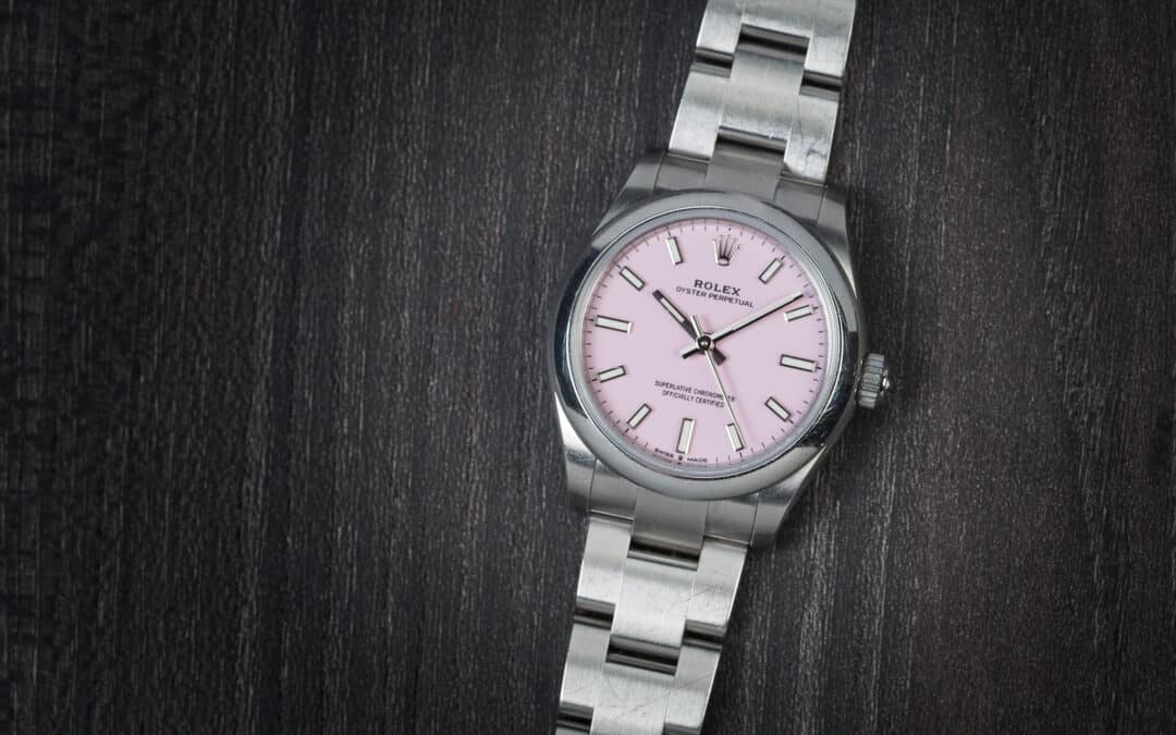 Rolex Oyster Perpetual in acciaio Rosa Ref. 277200