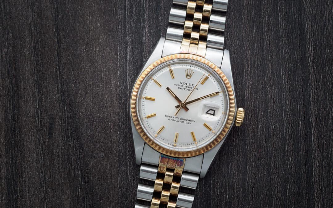 Rolex Date Just in oro e acciaio Ref. 1601