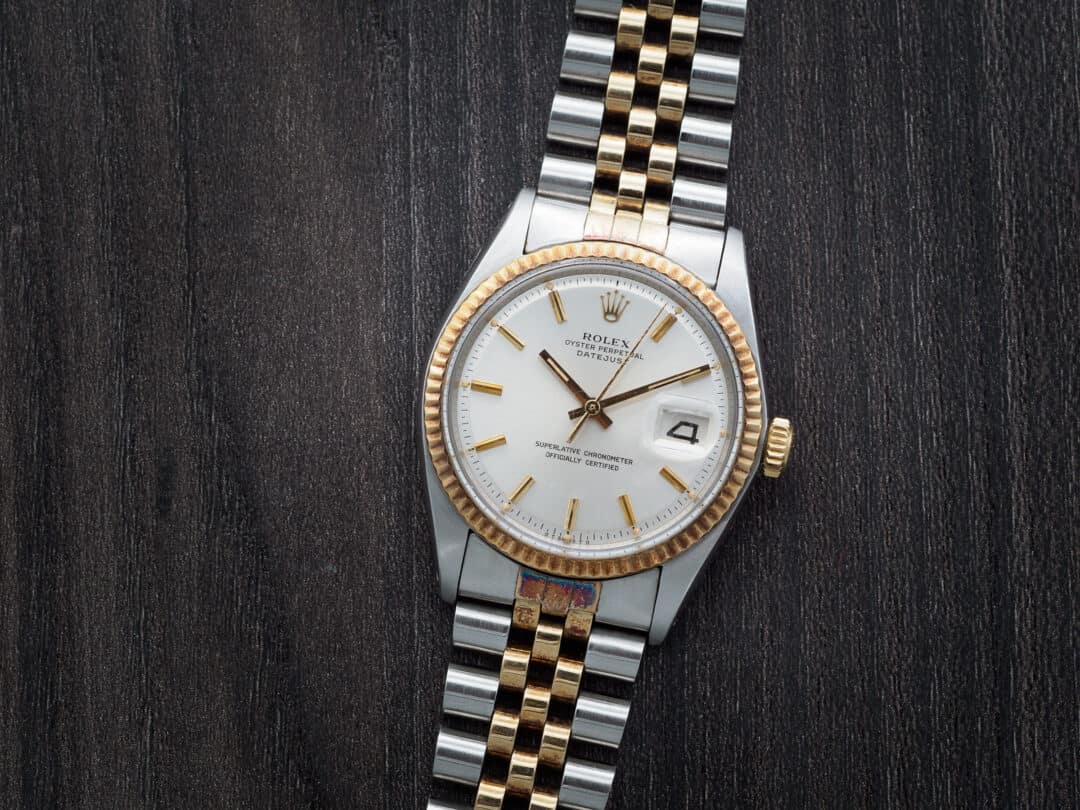 Rolex Date Just in oro e acciaio Ref. 1601