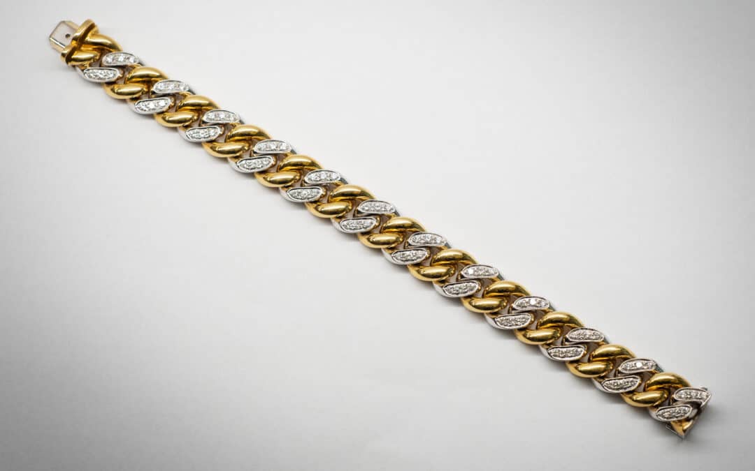 Bracciale in oro giallo e bianco “Pomellato”