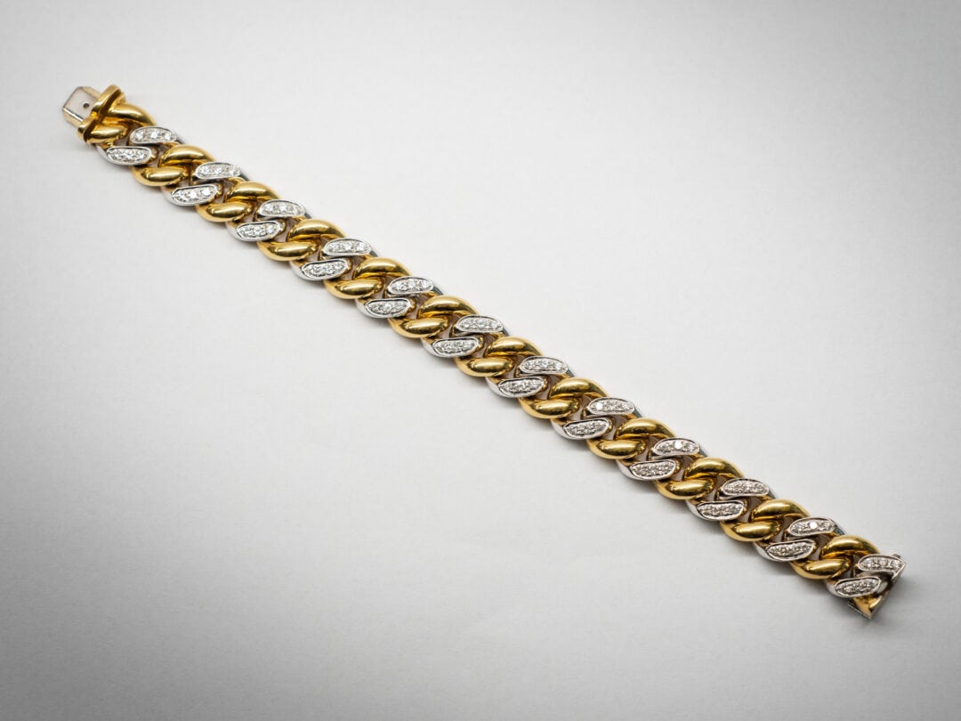 Bracciale in oro giallo e bianco “Pomellato”