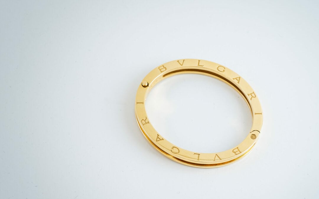 Bracciale Bulgari B01 in oro giallo.