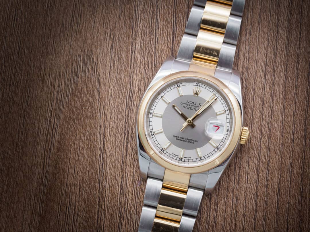 Rolex Date Just in oro e acciaio Ref. 116203