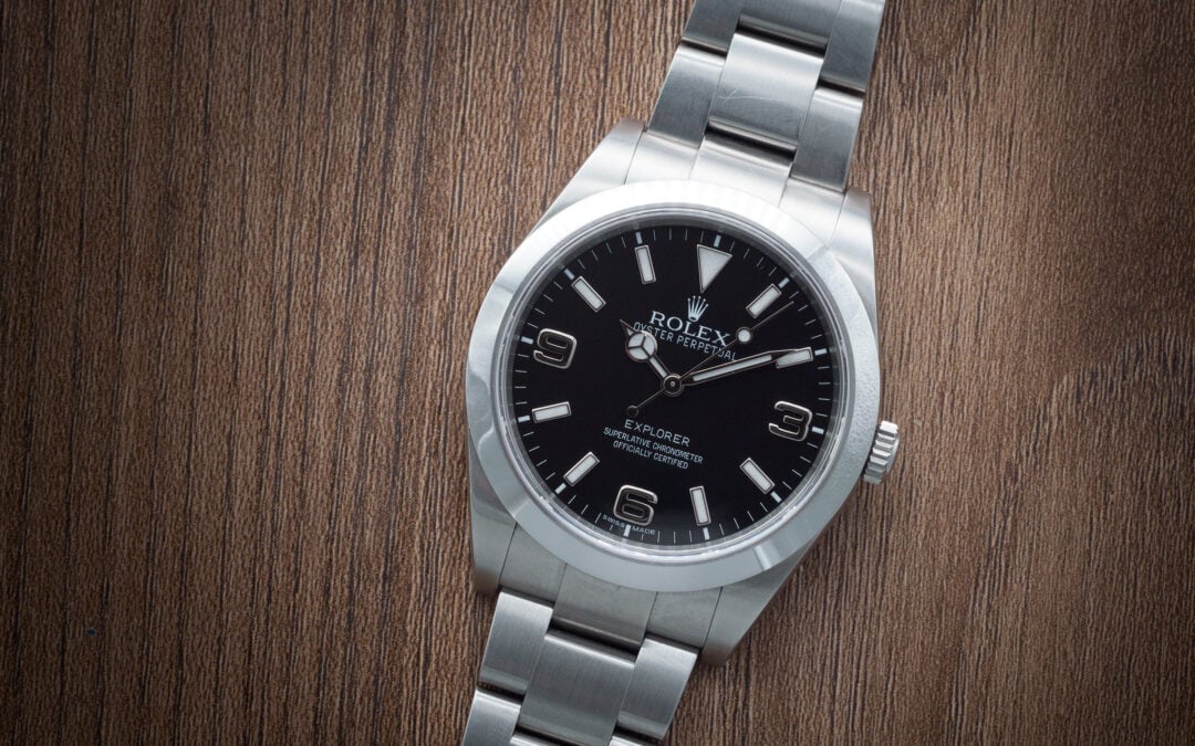 Rolex Explorer 39mm in acciaio Ref. 214270