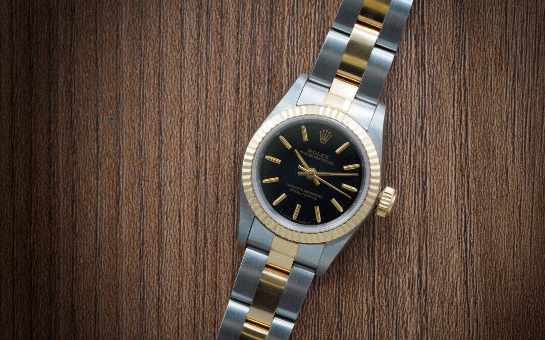 Rolex Lady Oyster Perpetual in oro e acciaio Ref.